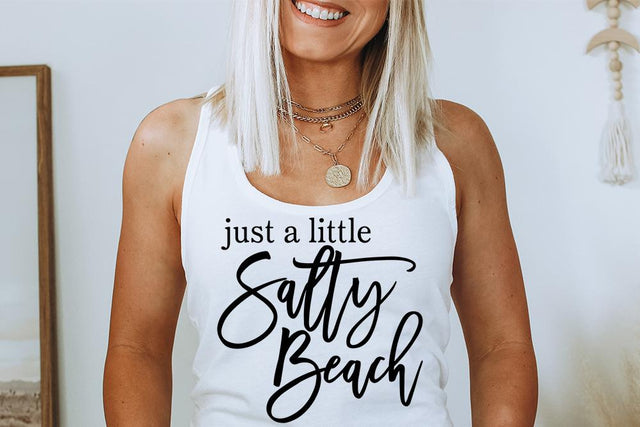 Just A Little Salty Beach SVG So Fontsy Design Shop 