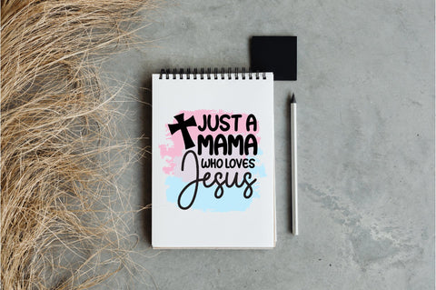 Just A Mama Who Loves Jesus Sublimation Sublimation Jagonath Roy 