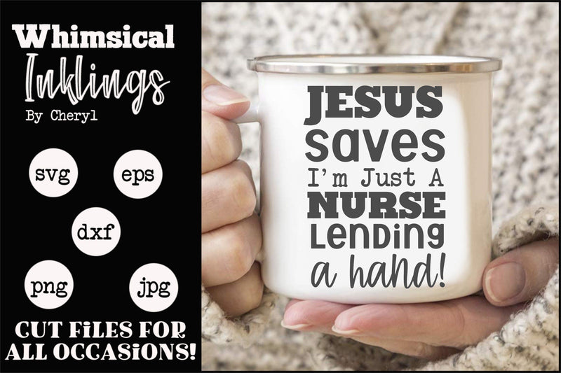 Just A Nurse SVG Whimsical Inklings 