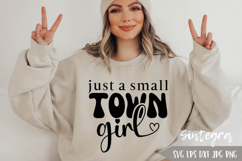 Just a Small Town Girl SVG Free For Commercial Use SVG Sintegra 