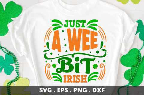 just a wee bit irish SVG Designangry 
