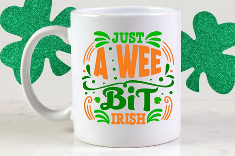 just a wee bit irish SVG Designangry 