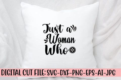 Just a Woman Who SVG Cut File SVG Syaman 