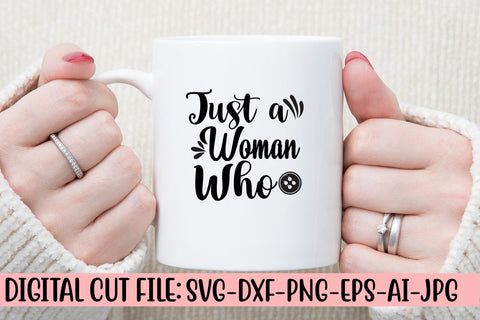Just a Woman Who SVG Cut File SVG Syaman 