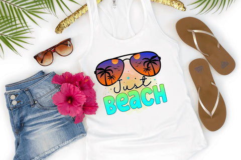 Just beach Sublimation PNG Sublimation Regulrcrative 