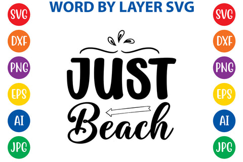 Just Beach, Summer SVG Design SVG Rafiqul20606 