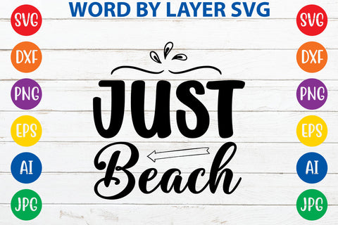 Just Beach, Summer SVG Design SVG Rafiqul20606 