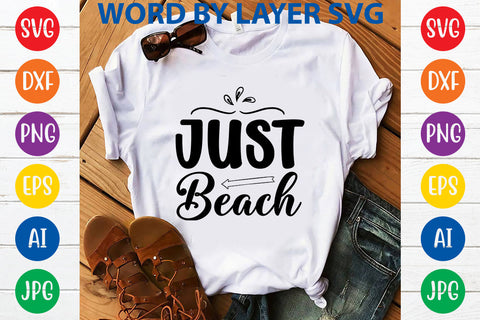 Just Beach, Summer SVG Design SVG Rafiqul20606 