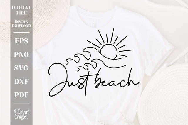 Just beach svg, Beach lover t shirt svg, peachy sweatshirt svg, Georgia tee svg SVG Fauz 