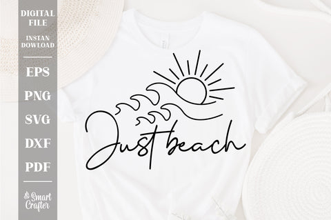 Just beach svg, Beach lover t shirt svg, peachy sweatshirt svg, Georgia tee svg SVG Fauz 