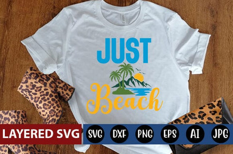 Just Beach Svg Cut File SVG Blessedprint 