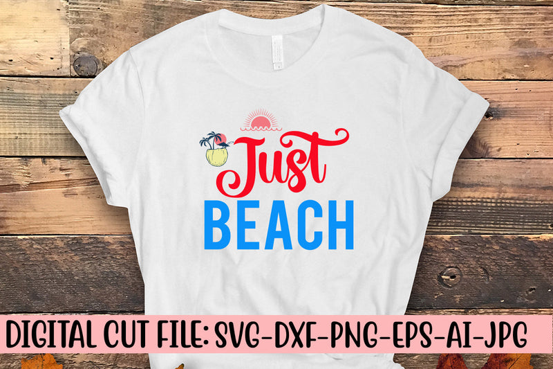 Just Beach SVG Cut File SVG Syaman 