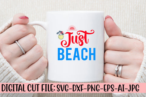 Just Beach SVG Cut File SVG Syaman 