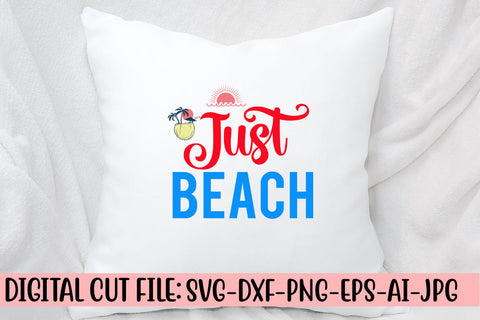 Just Beach SVG Cut File SVG Syaman 