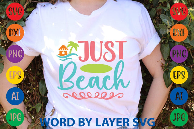 Just Beach SVG Design SVG Rafiqul20606 