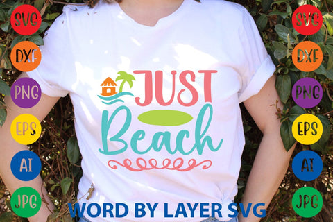 Just Beach SVG Design SVG Rafiqul20606 