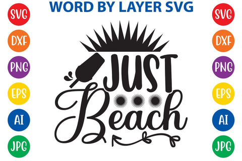 Just beach SVG Design SVG Rafiqul20606 