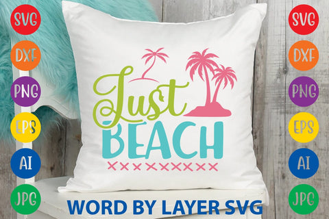 Just Beach SVG Design SVG Rafiqul20606 