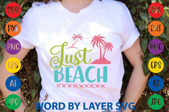Just Beach SVG Design SVG Rafiqul20606 