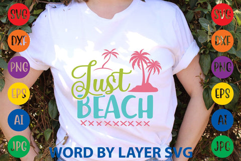Just Beach SVG Design SVG Rafiqul20606 