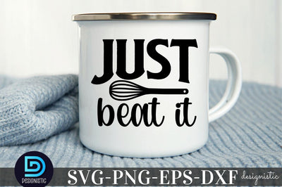 Just beat it, Kitchen Monogram SVG SVG DESIGNISTIC 