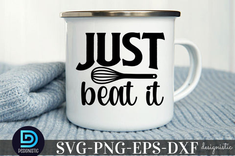Just beat it, Kitchen Monogram SVG SVG DESIGNISTIC 