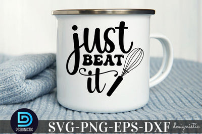 just beat it, Kitchen Monogram SVG SVG DESIGNISTIC 