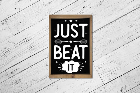 Just Beat It SVG, Funny Kitchen Sign SVG SVG CraftLabSVG 