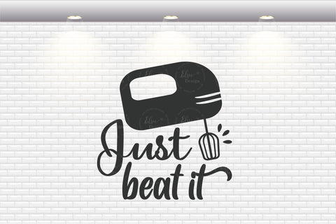 Just Beat It - SVG, PNG, DXF, EPS SVG Elsie Loves Design 