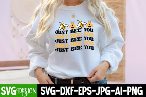 Just Bee You SVG Cut File, Just Bee You SVG Design SVG BlackCatsMedia 