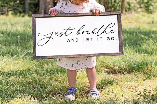 Just Breath and Let it Go SVG Design SVG Ikonart Design Shop 