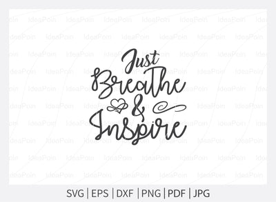 Just Breathe and inspire Svg, Meditation Svg Bundle, Yoga svg bundle, Love to Meditate, Spiritual SVG, Meditation Svg, Meditation Designs, Lotus Svg, Cut Files for Crafte SVG Dinvect 