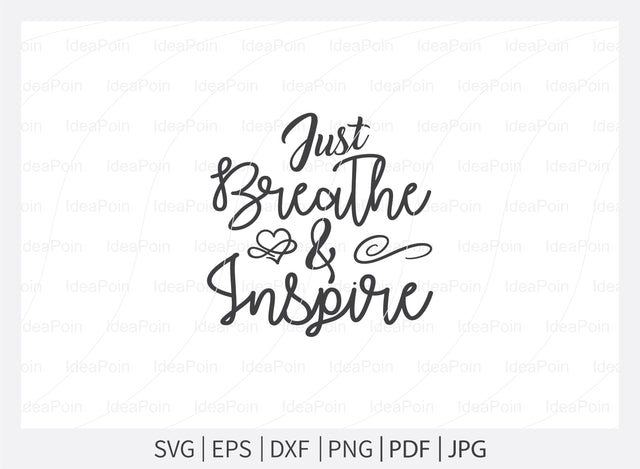 Just Breathe and inspire Svg, Meditation Svg Bundle, Yoga svg bundle, Love to Meditate, Spiritual SVG, Meditation Svg, Meditation Designs, Lotus Svg, Cut Files for Crafte SVG Dinvect 