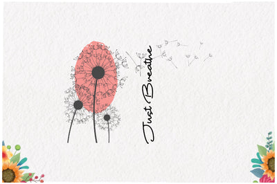 Just Breathe Dandelion Sublimation Sublimation Jagonath Roy 