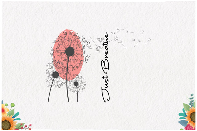 Just Breathe Dandelion Sublimation Sublimation Jagonath Roy 