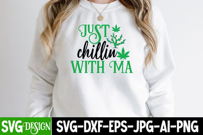 Just Chillin With Ma SVG Cut File SVG BlackCatsMedia 