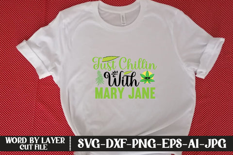 Just Chillin With Mary Jane SVG CUT FILE SVG MStudio 