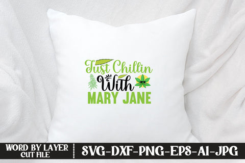 Just Chillin With Mary Jane SVG CUT FILE SVG MStudio 