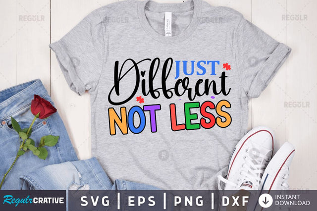 Just different not less SVG SVG Regulrcrative 