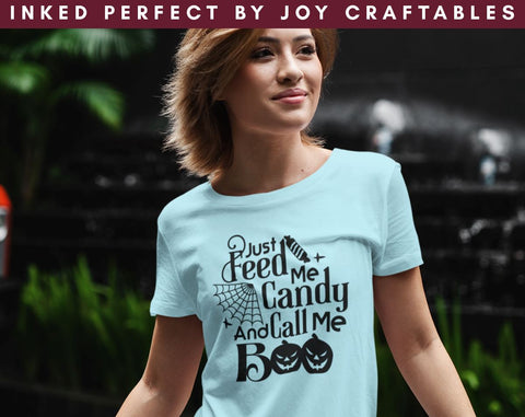 Just Feed Me Candy And Call Me Boo SVG Inked Perfect 