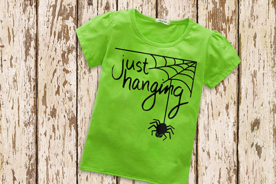 Just Hanging Halloween Spider SVG Risa Rocks It 