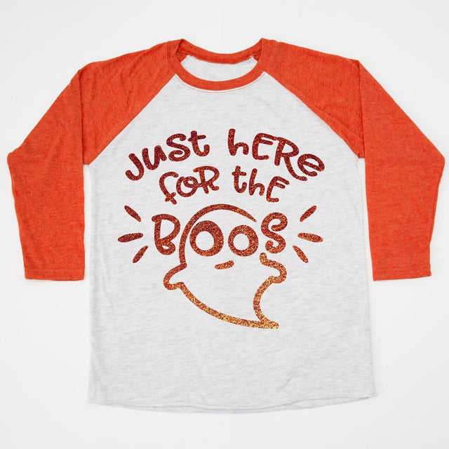 Just here for the BOOS - funny Halloween drinking quote SVG SVG Chameleon Cuttables 