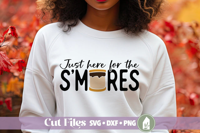 Just Here for the S'Mores SVG, Camping Shirt Sublimation LilleJuniper 