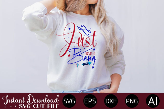 Just Here To Bang svg SVG designmaster24 