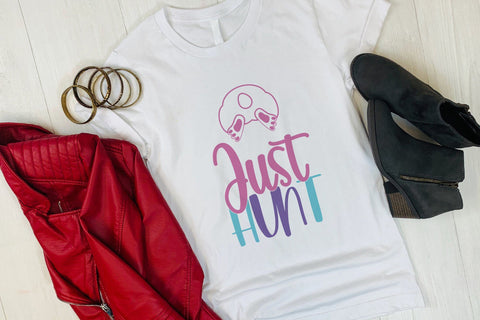 Just Hunt Easter svg, Easter Egg hunt party, Bunny Butt SVG SmmrDesign 