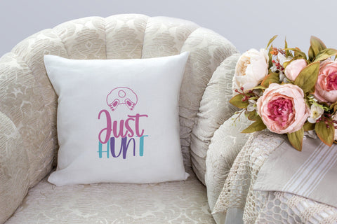 Just Hunt Easter svg, Easter Egg hunt party, Bunny Butt SVG SmmrDesign 