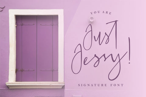 Just Jessy - Signature Font Font Garisman Studio 