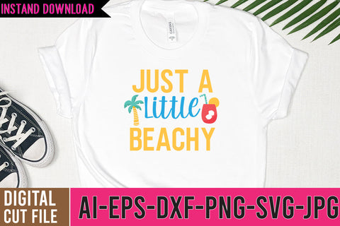 Just Little Beachy SVG Cut Files,Just Little Beachy SVG Design | Summer SVG Bundle SVG BlackCatsMedia 