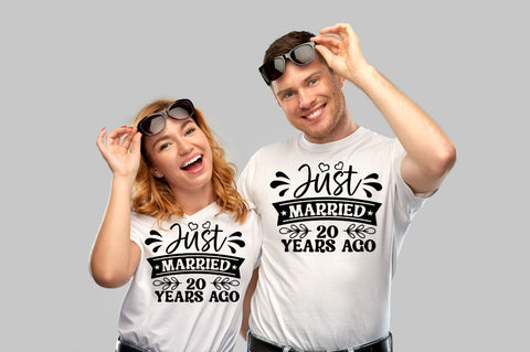 Just married 20 years ago SVG SVG DESIGNISTIC 