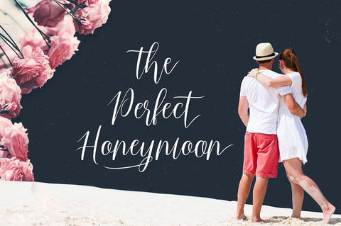 Just Married Script Font gatype 